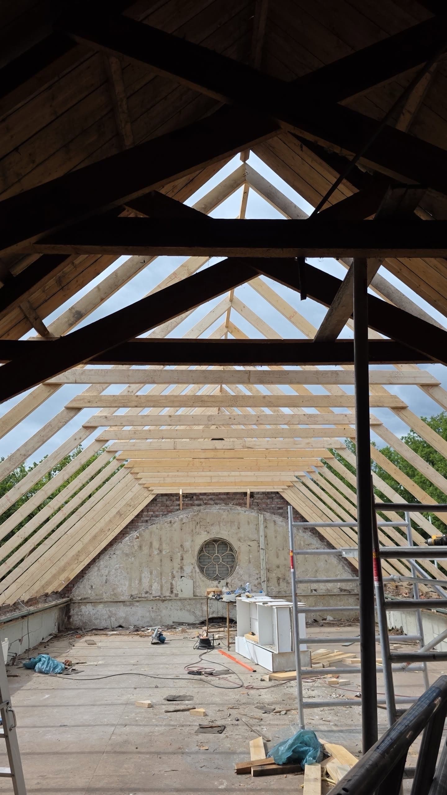 Dakrenovatie Groningen – nieuwe dakconstructie aangebracht